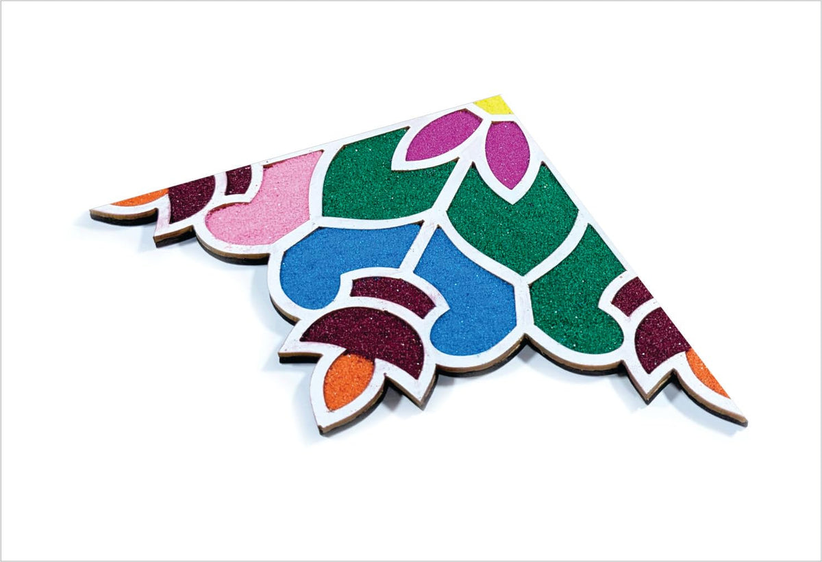 Reusable Floating Rangoli Mat – Design 27