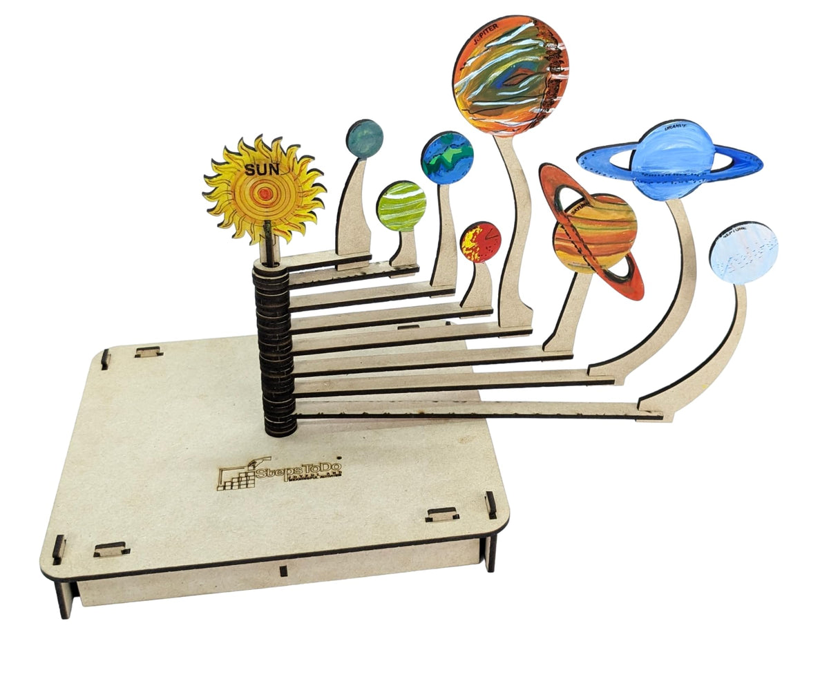 DIY Wooden Solar System Planetarium Kit