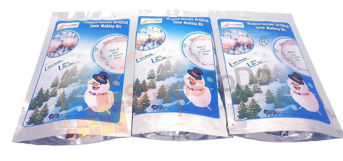 Instant Snow Making Kit – Artificial Snow Powder