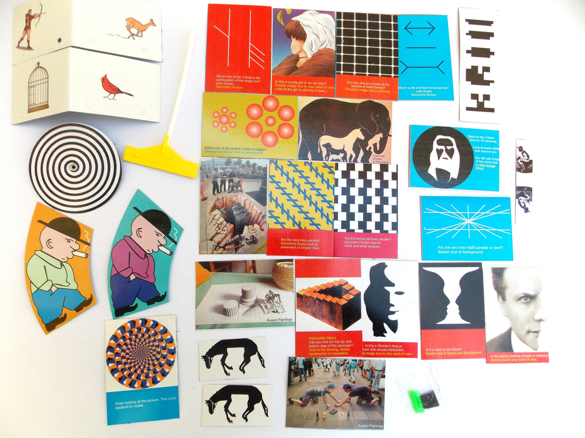 Optical Illusion Cards Puzzle Kit