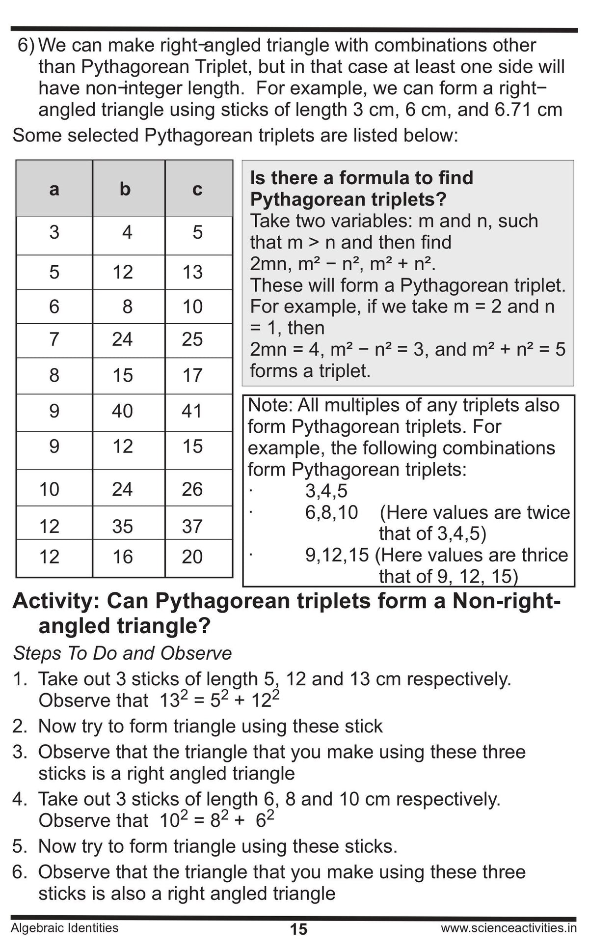 Pythagoras Theorem & Right-Angled Triangle Puzzle Kit