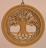 StepsToDo 'Tree of Life' (Raw MDF, 11.5 inch) | Wooden Sacred Geometry Art | Hand painted room hanging, wall decor | Spiritual Gift | Multiple design choices are available (T369)