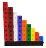 Pack 100 Unifix Cubes in 10 Colours (Multicolour) | 2CM Size | 100 Interlocking Counting Cubes | Linking Cubes | Snap Cubes Set of 100 with Activity Booklet (T199)