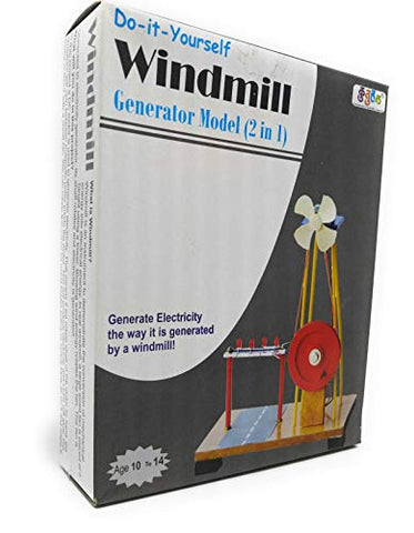 StepsToDo _ DIY Wind Mill Making Kit | Generate Electricity from Flowing Air | DIY Working Model | Science Activity Kit (A00019)