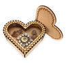 StepsToDo _ Heart Shaped Wooden Box | Elegant Designer Decorative Art | Vanity Box Use for Gifts, Chocolate, Jewelry storage (T280_P2)