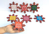 7 Days Religious Rangoli Set - Kolam / Muggulu Style (T385)