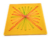 StepsToDo _ Circular and Square Geoboard (7 X 7 Inches) | With Rubber Bands and Instruction Manual | Math Learning & Creative Exploration (T202)