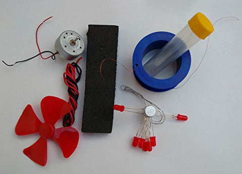 Kutuhal Different Forms of Generator Making Kit with Wind Mill Educational Set (Multicolour)