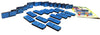 StepsToDo _ Premium Big Size Domino Set | Classical 28 Pieces Double Six Dominoes | Solid Thick Wooden Domino | Traditional Family Game (T262)