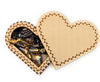 StepsToDo _ Heart Shaped Wooden Box | Elegant Designer Decorative Art | Vanity Box Use for Gifts, Chocolate, Jewelry storage (T280_P2)