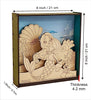 StepsToDo _ Make Your Own 3D Frame | Sea Life & Mermaid Scene | Painted Handicraft Making Kit | Wooden Art and Craft | 8 Inch Square Frame (T405_MERMAID)