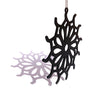 StepsToDo 'Ring of Flower' (Jet Black, 11.5 inch) | Wooden Sacred Geometry Art | Hand painted room hanging, wall decor | Spiritual Gift | Multiple design choices are available (T376)