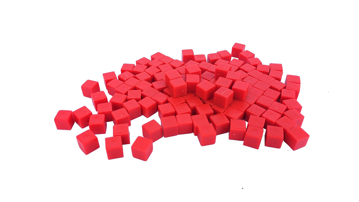 Base Ten Blocks Kit – 140 Pieces, Mats & Activity Book, Without Cube