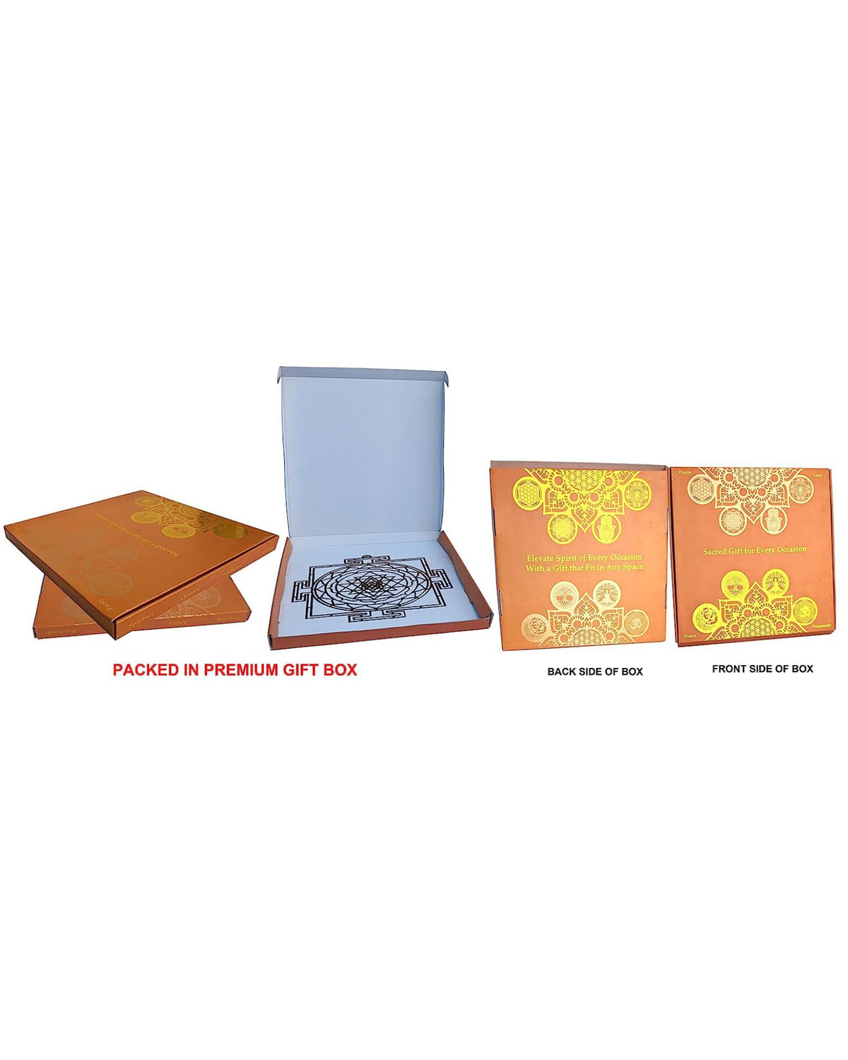 Sri Yantra – Hand-Painted Wooden Wall Art