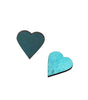 Ocean Blue Wooden Heart Cutouts – Pack of 100