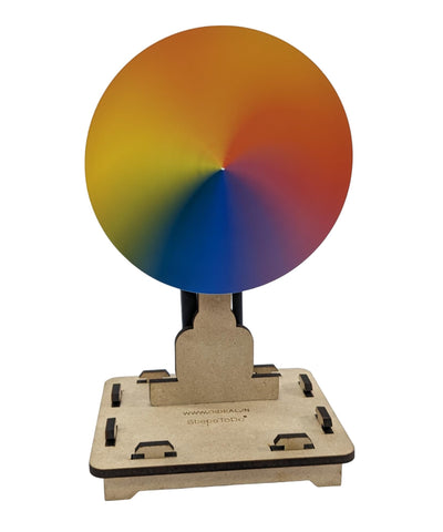 StepsToDo motorized newton disk | school science project | science activity kit (Multicolour)