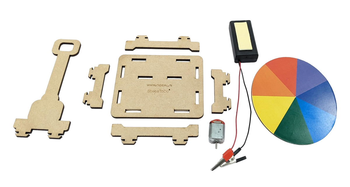 Motorised Newton's Disc Kit – Multicolour