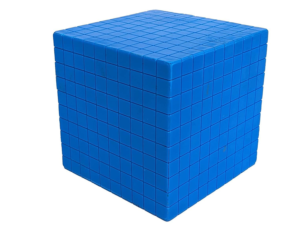Base Ten Blocks Kit – 140 Pieces, Mats & Activity Book, Without Cube
