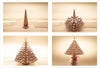 StepsToDo _ DIY Wooden Table Top Christmas Tree (Pack of 1 Tree of 6 inch) | The Mini Decorative Wooden Xmas Tree | Decoration for Christmas (T353_P1_6Inch)