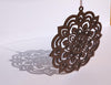StepsToDo 'Lotus Mandal A' (Brown, 11.5 inch) | Wooden Sacred Geometry Art | Hand painted room hanging, wall decor | Spiritual Gift | Multiple design choices are available (T379)