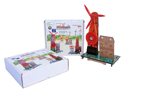 OiDelight Wind Turbine Science Kit. Windmill Making Kit for Students. Electricity from Flowing Air. Science Teaching and Learning Aid