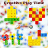 Interlocking Cube Pattern Kit – 240 Cubes, 240 Face Plates, 20 Mats & Grid