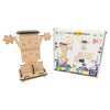 StepsToDo Wooden STEM Teaching Kit - Solar Street Light with Live Solar Panel | Solar Power Generation DIY Kit for Concept Development & Skills Building