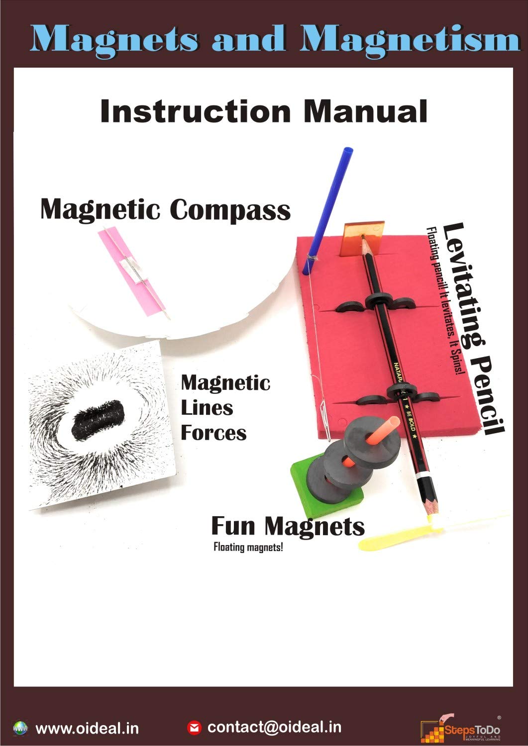 Magnetism Kit – Levitating Pencil, Floating Magnets & Compass