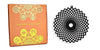 Angular Torus Flower – Hand-Painted Wooden Wall Art