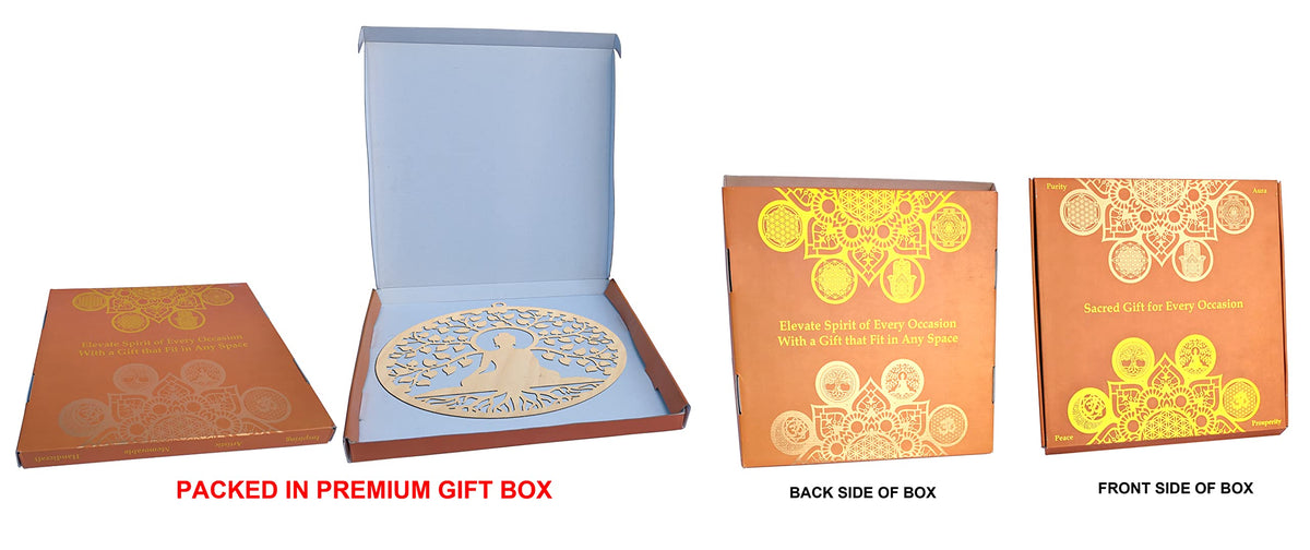 Wooden Sacred Geometry Wall Art – Multiple Designs & Finishes