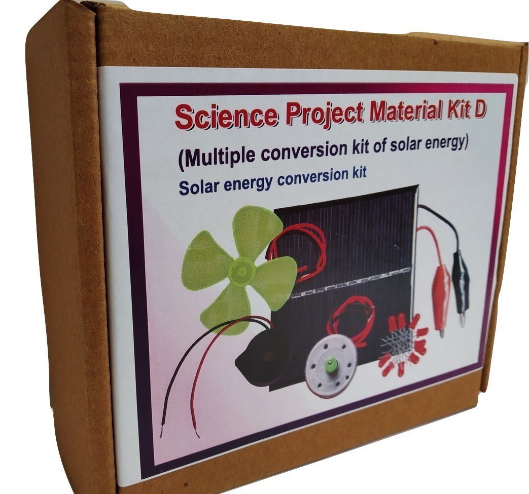 Solar Energy Conversion Kit – Project Materials Set D with Manual