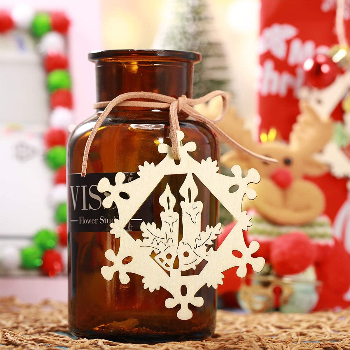 DIY Wooden Christmas Ornament Making & Painting Kit