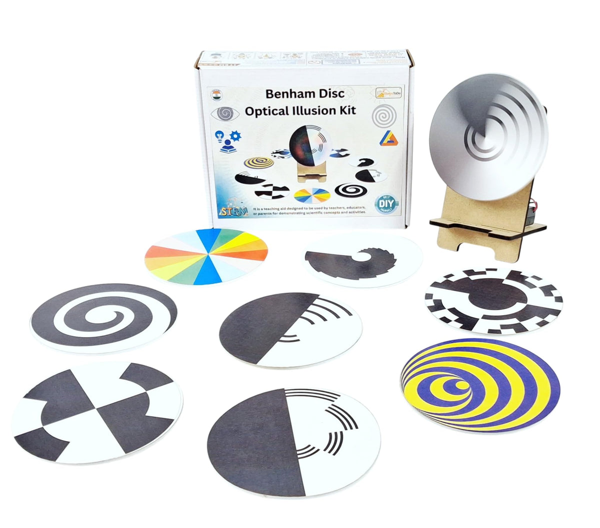 Benham Disc optical illusion model