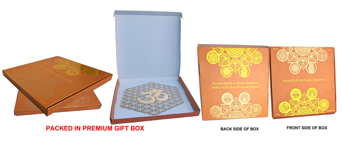 Wooden Sacred Geometry Wall Art – Multiple Designs & Finishes