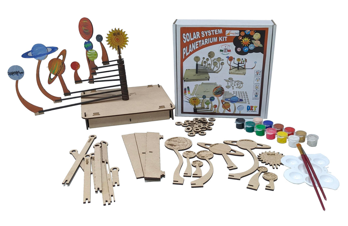 DIY Wooden Solar System Planetarium Kit