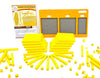 EVA Foam Base Ten Blocks with Place Value Mat, 130 Pcs