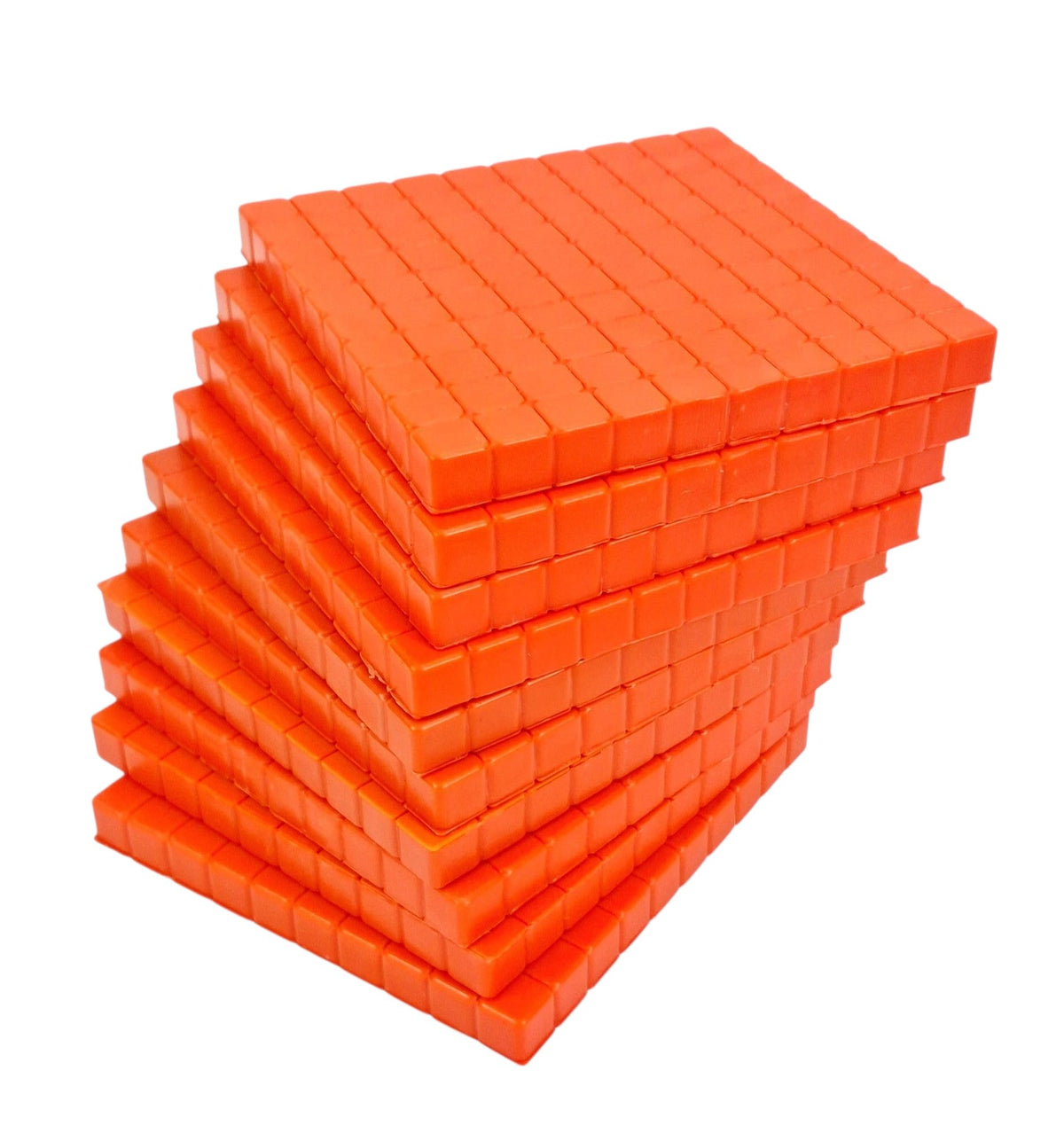 Base Ten Blocks Kit – 140 Pieces, Mats & Activity Book, Without Cube