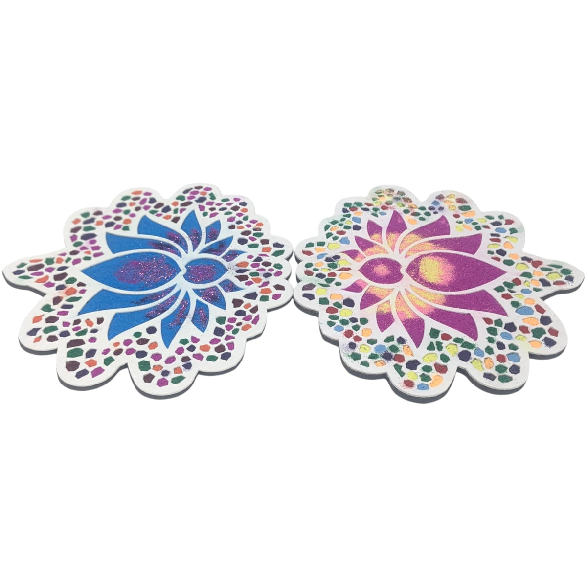 Shree Kamal Floating Rangoli Mats – Set of 2
