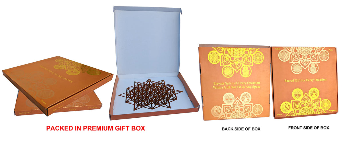 Wooden Sacred Geometry Wall Art – Multiple Designs & Finishes