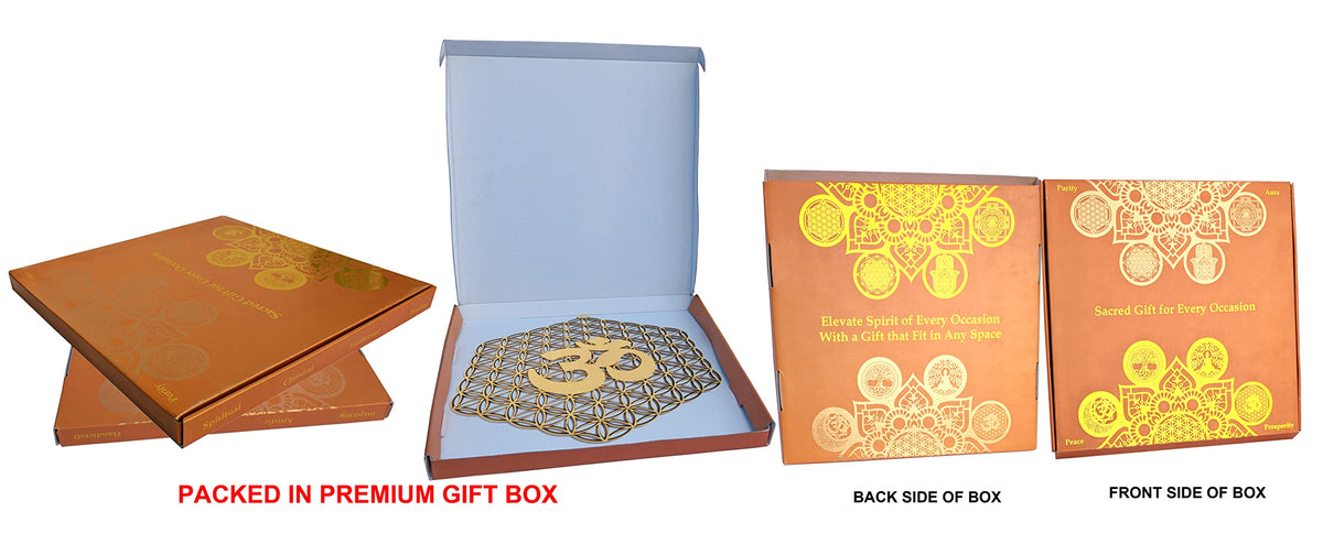 Wooden Sacred Geometry Wall Art – Multiple Designs & Finishes