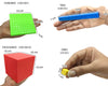 Base Ten Blocks Kit – 84 Pieces, Mats & Book: 2 Cubes, 12 Flats, 20 Rods, 50 Units