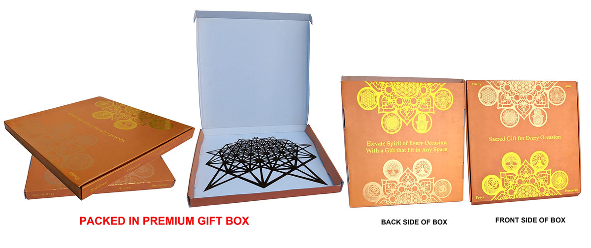 Wooden Sacred Geometry Wall Art – Multiple Designs & Finishes