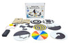 StepsToDo Benham Disc Teaching Aid | Optical Illusion & Persistence of Vision Demonstration Model | Science Lab Activity Teaching Learnig Material
