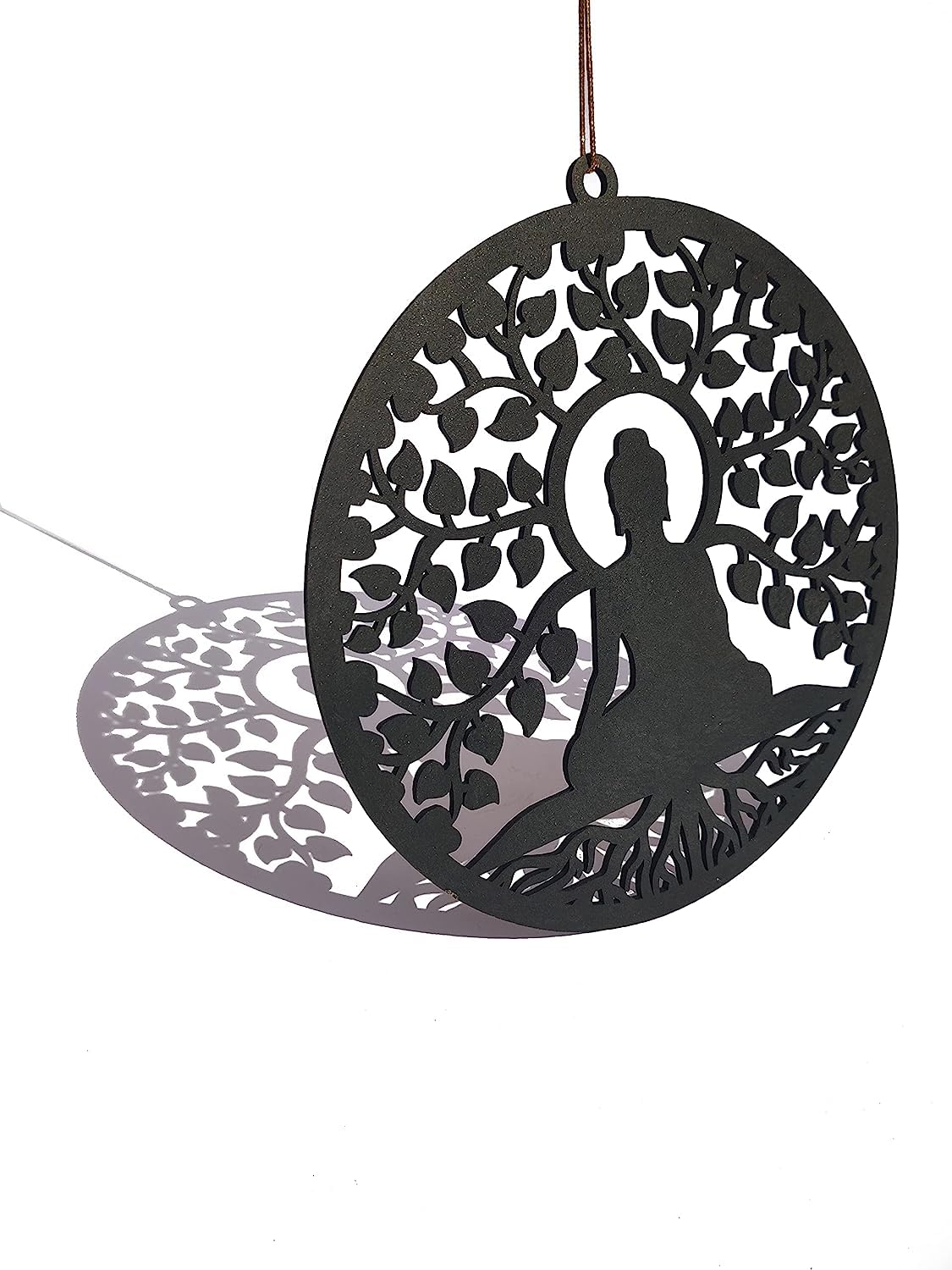 Tree of Life with Buddha – Hand-Painted Wall Art