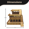 StepsToDo Ultimate Parking Garage Build & Paint Set, 41 x 41 cm