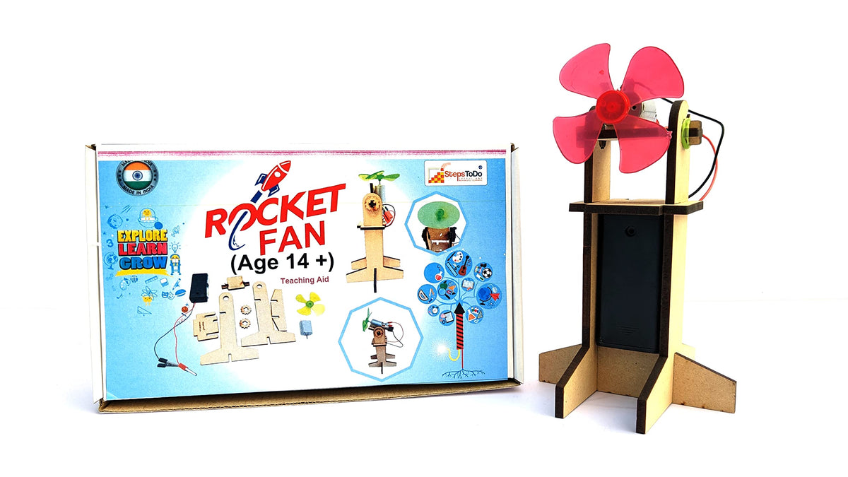 DIY rocket-style standing fan kit