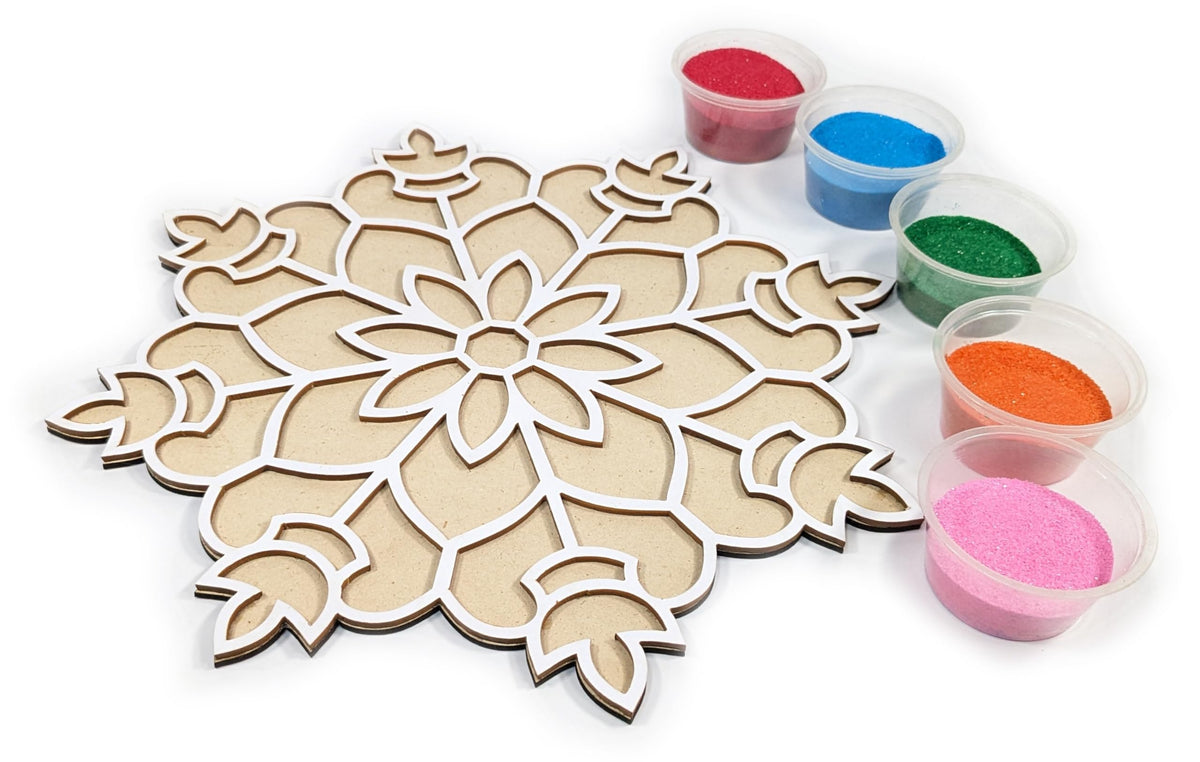 Reusable Floating Rangoli Mat – Design 27