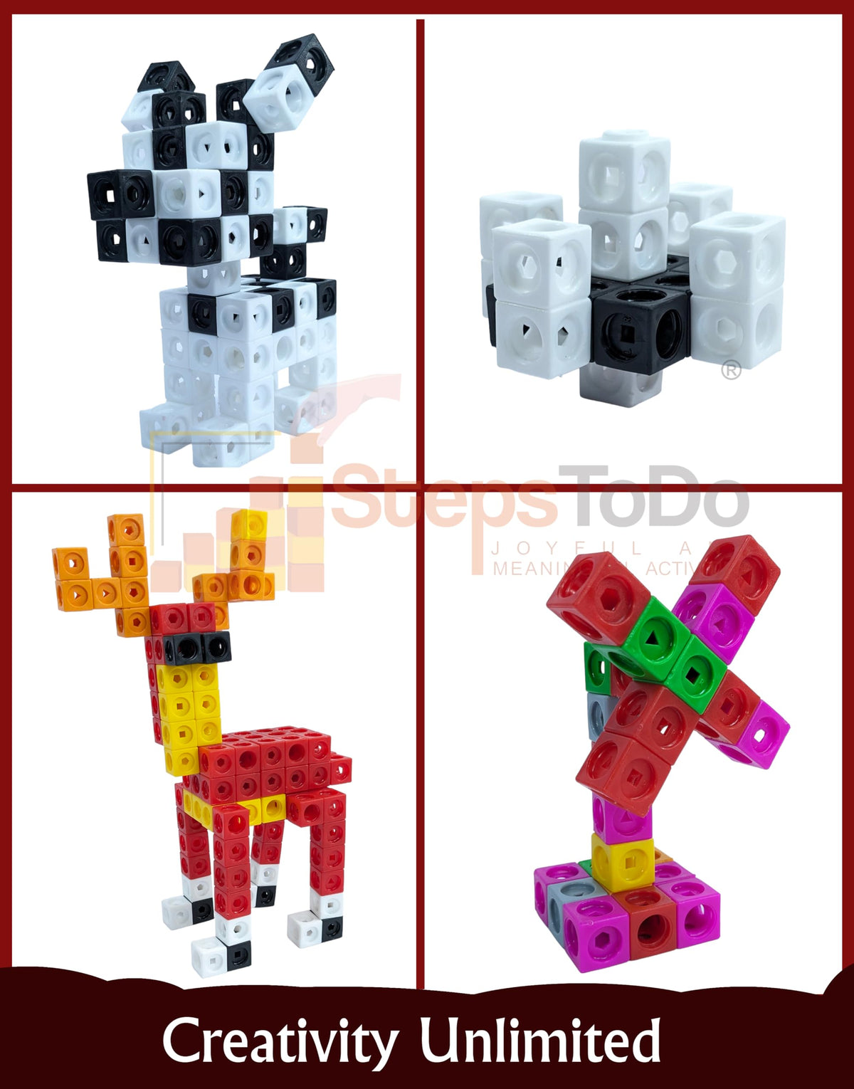 Linking Maths Cubes for Counting, Sorting & Patterns