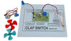 StepsToDo Handmade Clap Switch with Fan and LED Project on Cardboard with Complete Circuit – Ready to Use for Science Assignments, Exhibitions, and Teaching Aid