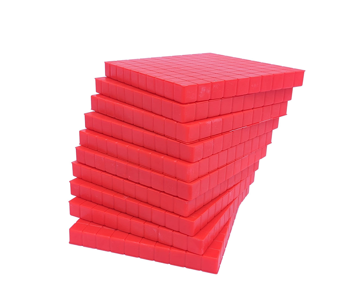 Base Ten Blocks Kit – 140 Pieces, Mats & Activity Book, Without Cube